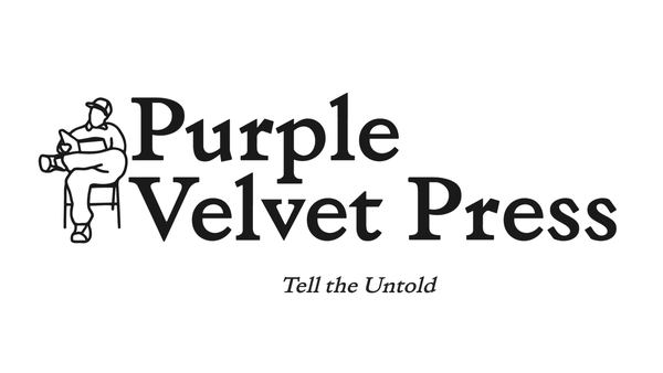 Screenshot of the Purple Velvet Press website