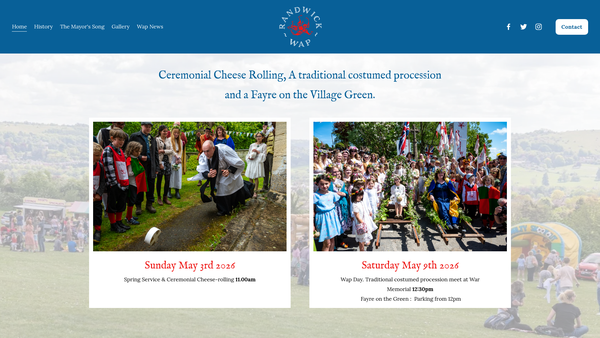 Screenshot of the Randwick Wap website