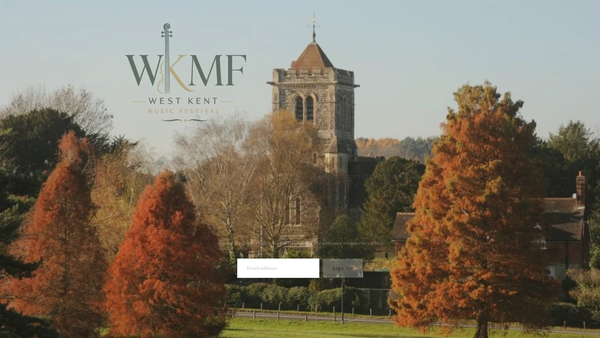 Screenshot of the West Kent Music Festival website
