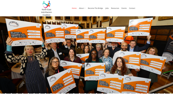 Screenshot of the North East Anti Racism Coalition website