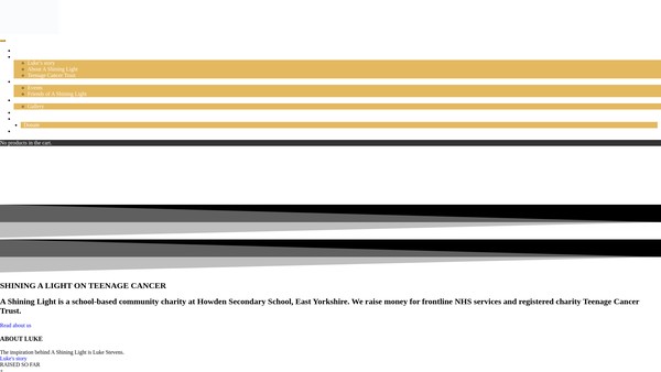 Screenshot of the A Shining Light website