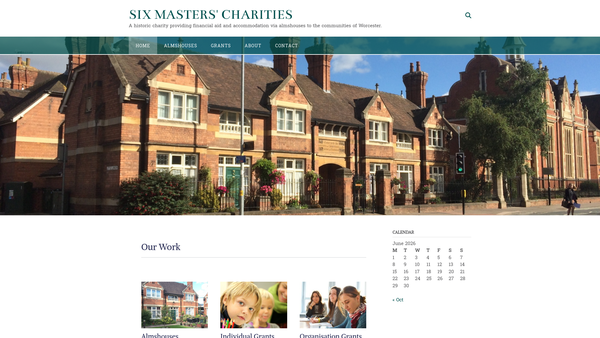 Screenshot of the Queen Elizabeth Almshouses website