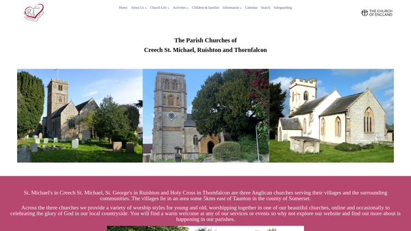 Screenshot of the Charity Of C H H Cresswell website