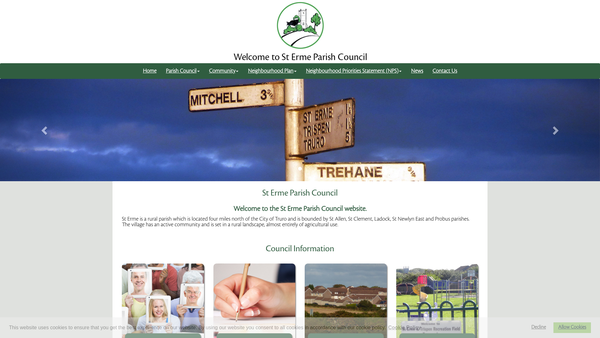 Screenshot of the The Keate Charity website