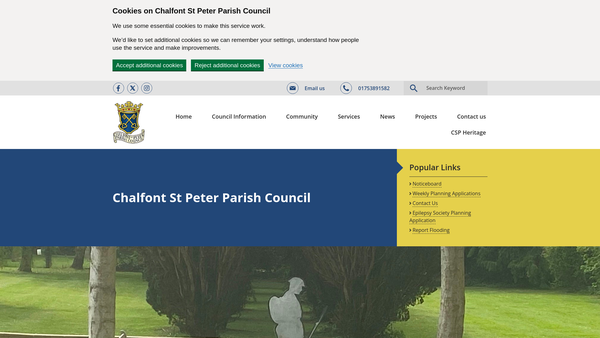 Screenshot of the Maria Taylor Charity website