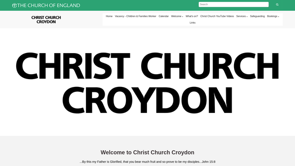 Screenshot of the Stephenson Clarke's Charity website