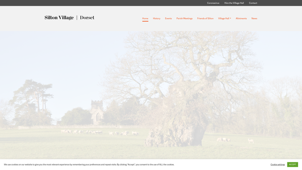 Screenshot of the Allotment For Poor website