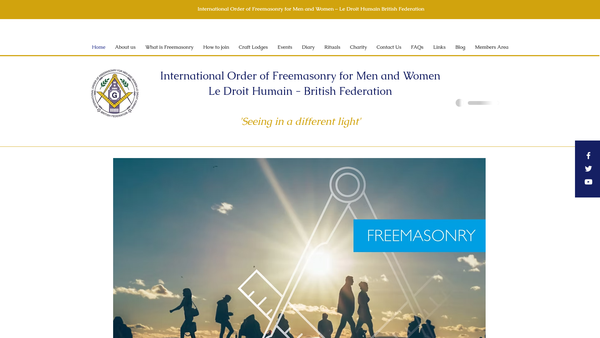 Screenshot of the The Co-Masonic Benevolent Fund website