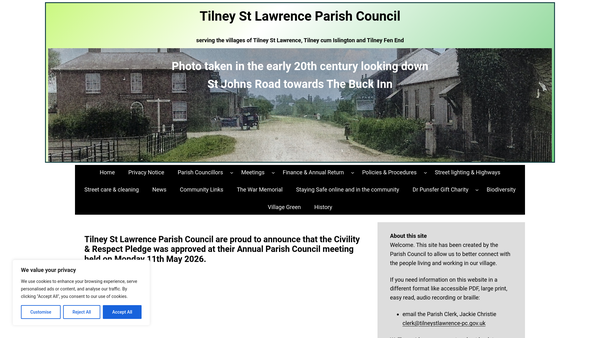 Screenshot of the Dr Punsfer's Gift website