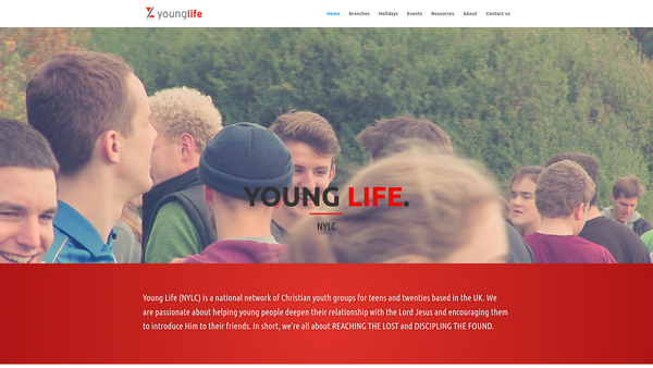 Screenshot of the National Young Life Campaign Trust Ltd website