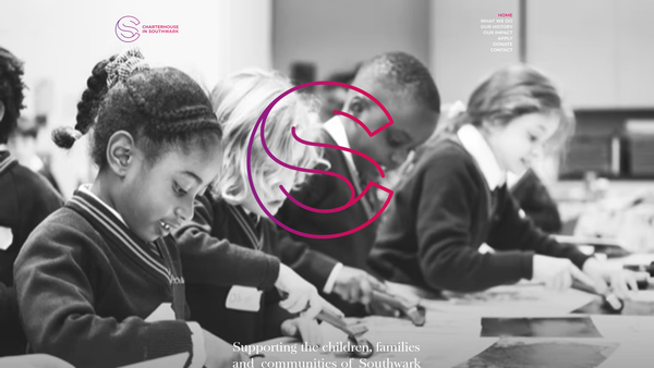 Screenshot of the Charterhouse-In-Southwark website