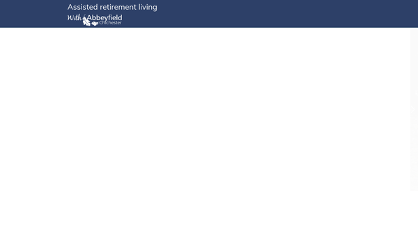 Screenshot of the The Abbeyfield Chichester Society Limited website