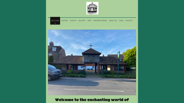 Screenshot of the The Red House, Stepney (Incorporated) website