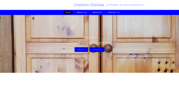 Screenshot of the Sir Edmund Gregory Samson Burford Alfred Mannerings Kemsley Chatham Sick Poor Fund website