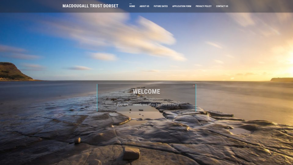 Screenshot of the The Macdougall Trust website