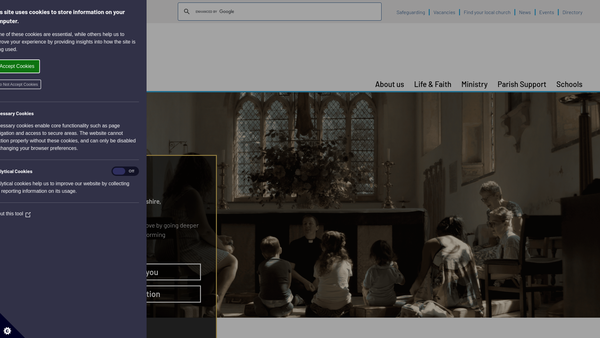 Screenshot of the Abbots Langley War Memorial Fund website