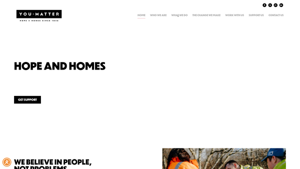 Screenshot of the City Of Liverpool Young Men's Christian Association (Inc) website