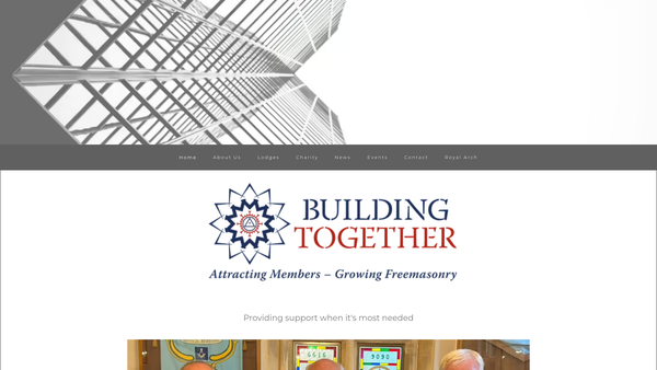 Screenshot of the The Wiltshire Provincial Grand Lodge Benevolent Fund website