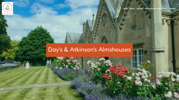 Screenshot of the Day's And Atkinson's Almshouse Charity website
