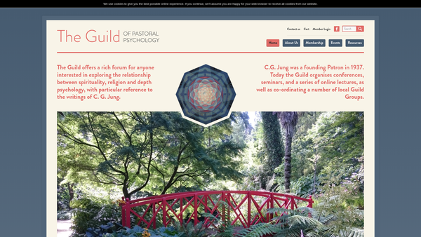 Screenshot of the The Guild Of Pastoral Psychology website