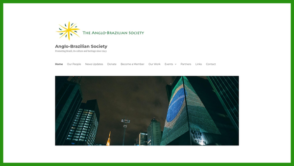 Screenshot of the Anglo-Brazilian Society website