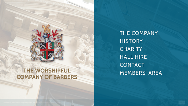 Screenshot of the The Barbers' Amalgamated Charity website