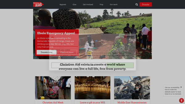 Screenshot of the The British And Irish Churches Trust Limited website