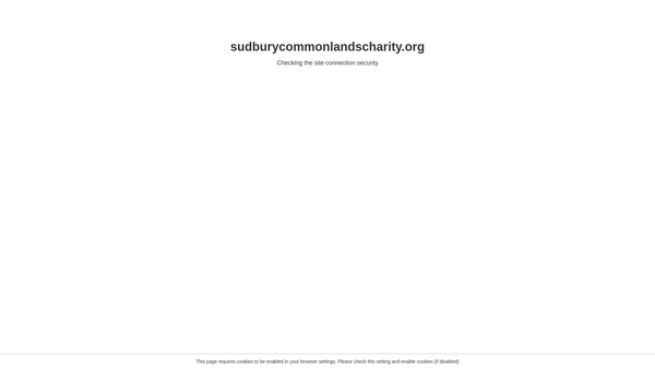 Screenshot of the Sudbury Municipal Charities website