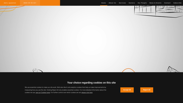 Screenshot of the The Howard Hatton Charitable Trust website