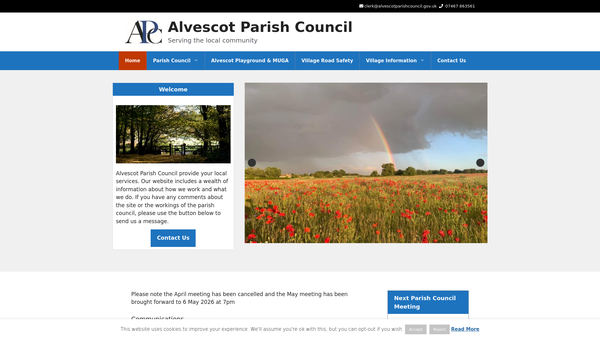 Screenshot of the Charity Called The Constable's Close website