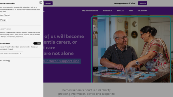 Screenshot of the The Royal Surgical Aid Society website