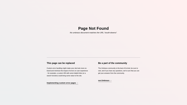 Screenshot of the Beaconwild Ltd website