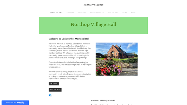 Screenshot of the The Edith Bankes Memorial Institute website