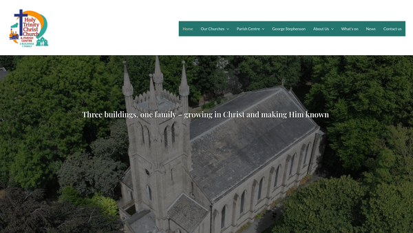 Screenshot of the Christ Church And Holy Trinity Relief In Need Charity website