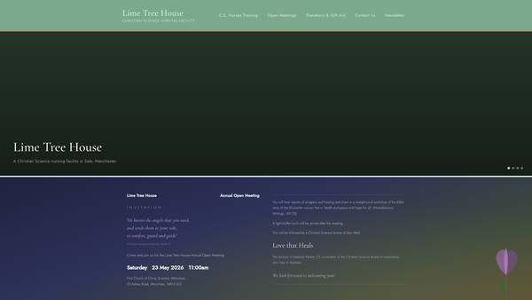 Screenshot of the Mountlands Trust Limited website