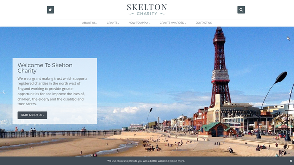 Screenshot of the Skelton Bounty website