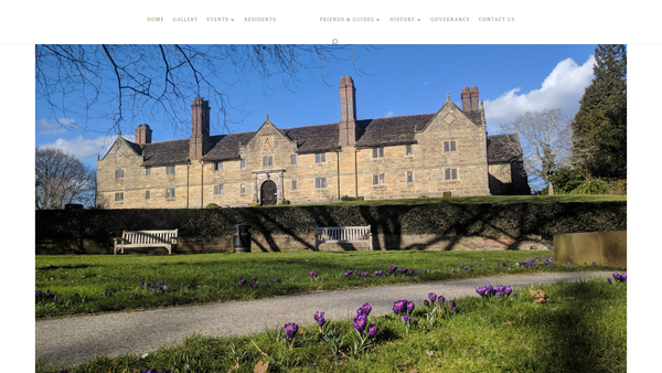 Screenshot of the Sackville College website