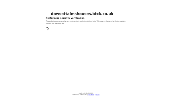 Screenshot of the Dowsett Almshouses website