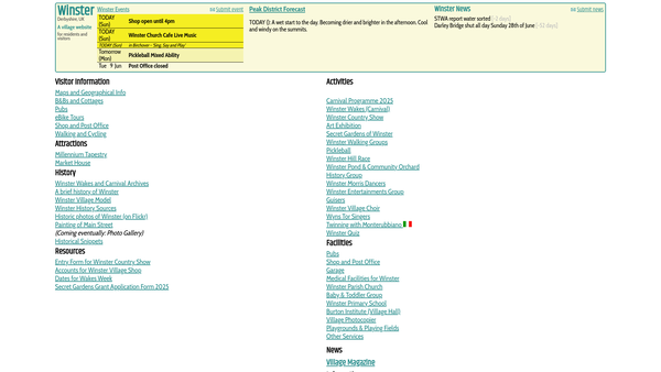 Screenshot of the The Burton Institute website