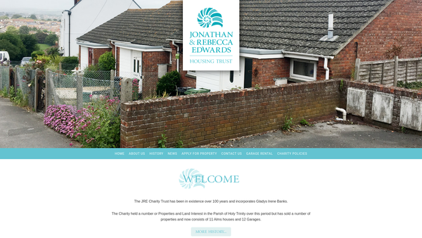 Screenshot of the Charity Of Jonathan And Rebecca Edwards website
