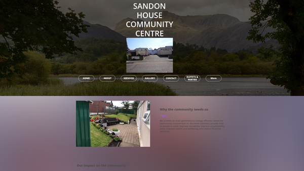Screenshot of the Heywood Old People's Welfare Committee website