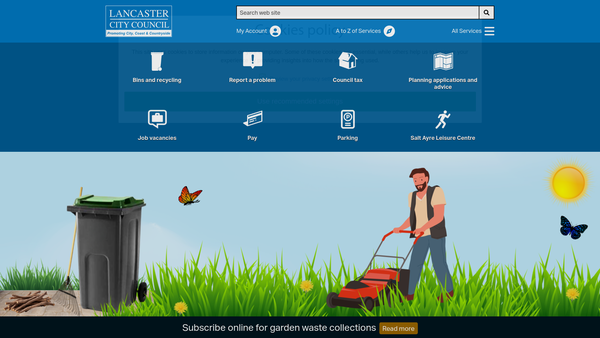 Screenshot of the James Bond/henry Welch Trust website