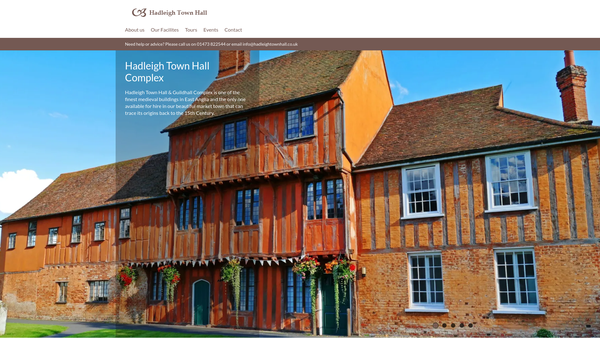 Screenshot of the Market Feoffment Charity website