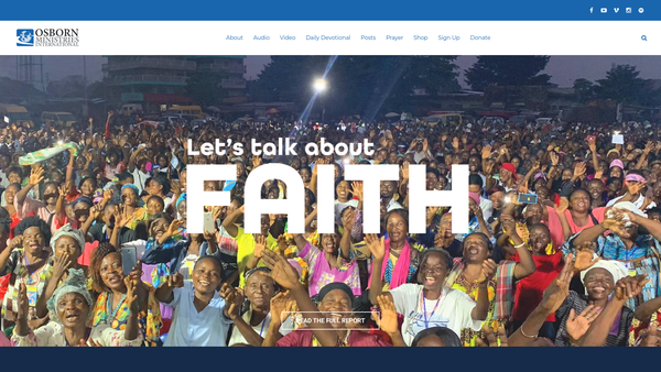 Screenshot of the Osborn Foundation Limited website