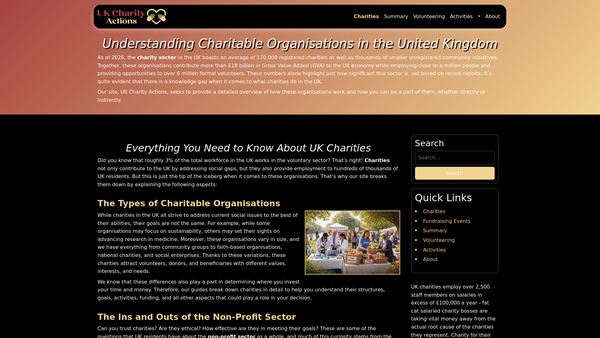 Screenshot of the South Lopham Fuel Allotment Trust website