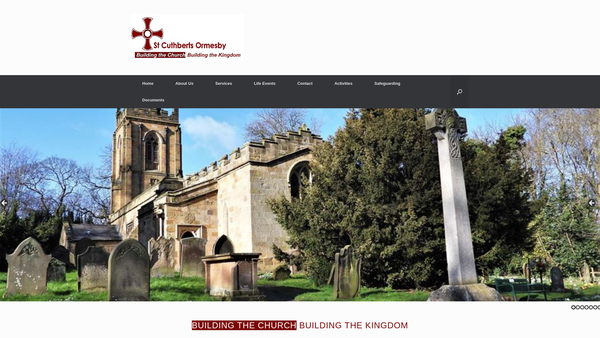 Screenshot of the Pennyman's Charity website