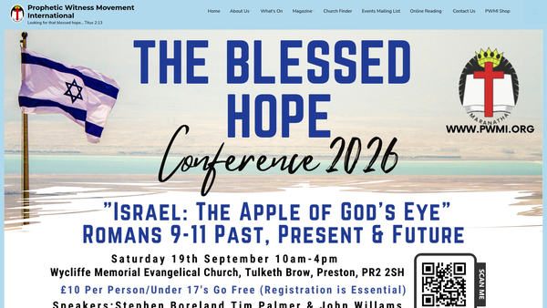 Screenshot of the Prophetic Witness Movement International website