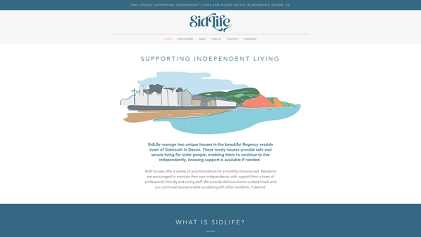 Screenshot of the SidLife Limited website