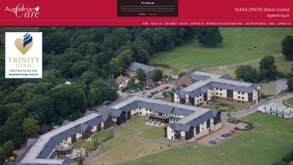 Screenshot of the The Order Of St. Augustine Of The Mercy Of Jesus website
