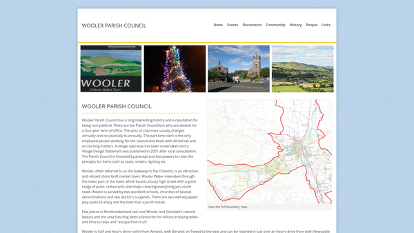 Screenshot of the The Archbold Memorial Hall website